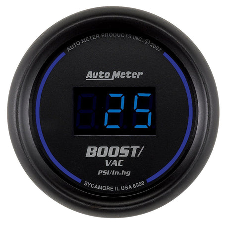 AutoMeter Cobalt Digital Series Boost/Vacuum Gauge (AU6959) AU6959