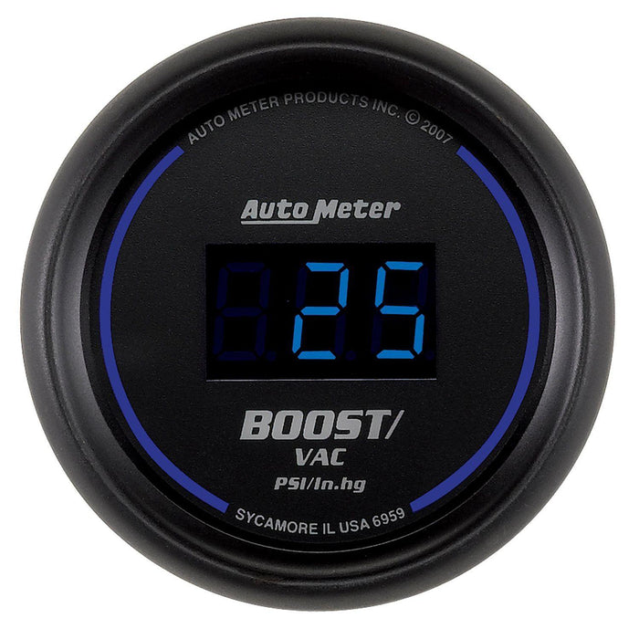 Autometer Cobalt Digital Series Boost/Vacuum Gauge (AU6959)