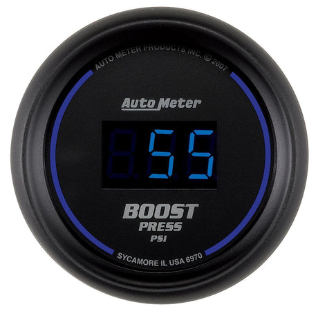 Autometer Cobalt Digital Series Boost Gauge (AU6970) AU6970
