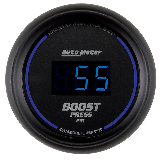 Autometer Cobalt Digital Series Boost Gauge (AU6970) AU6970