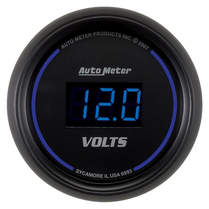 Autometer Cobalt Digital Series Voltmeter Gauge (AU6993) AU6993