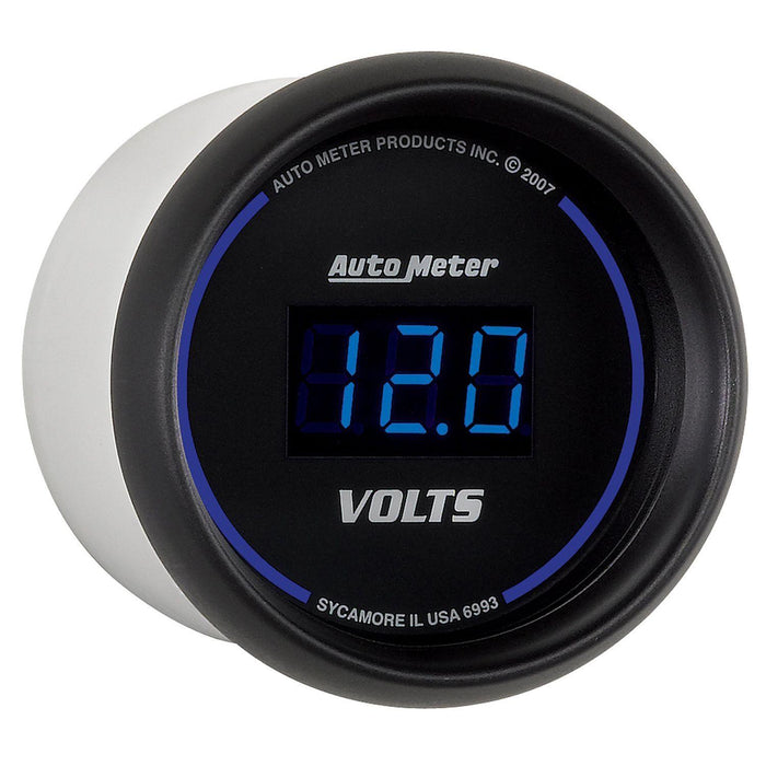 Autometer Cobalt Digital Series Voltmeter Gauge (AU6993)