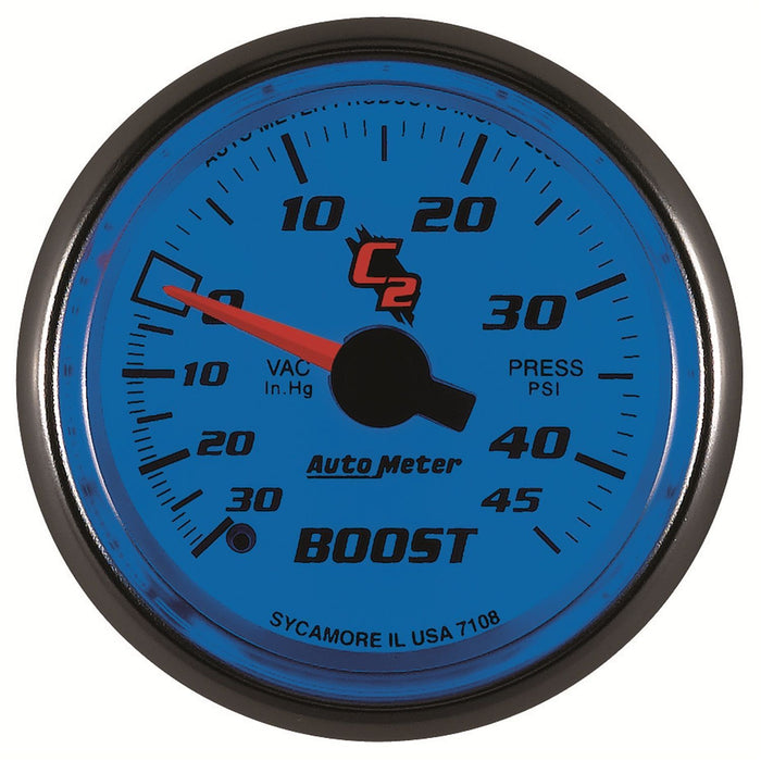 Autometer C2 Series Boost/Vacuum Gauge (AU7108)