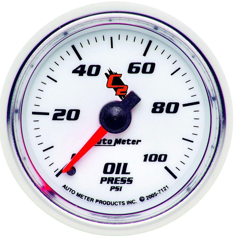 Autometer C2 Series Oil Pressure Gauge (AU7121) AU7121