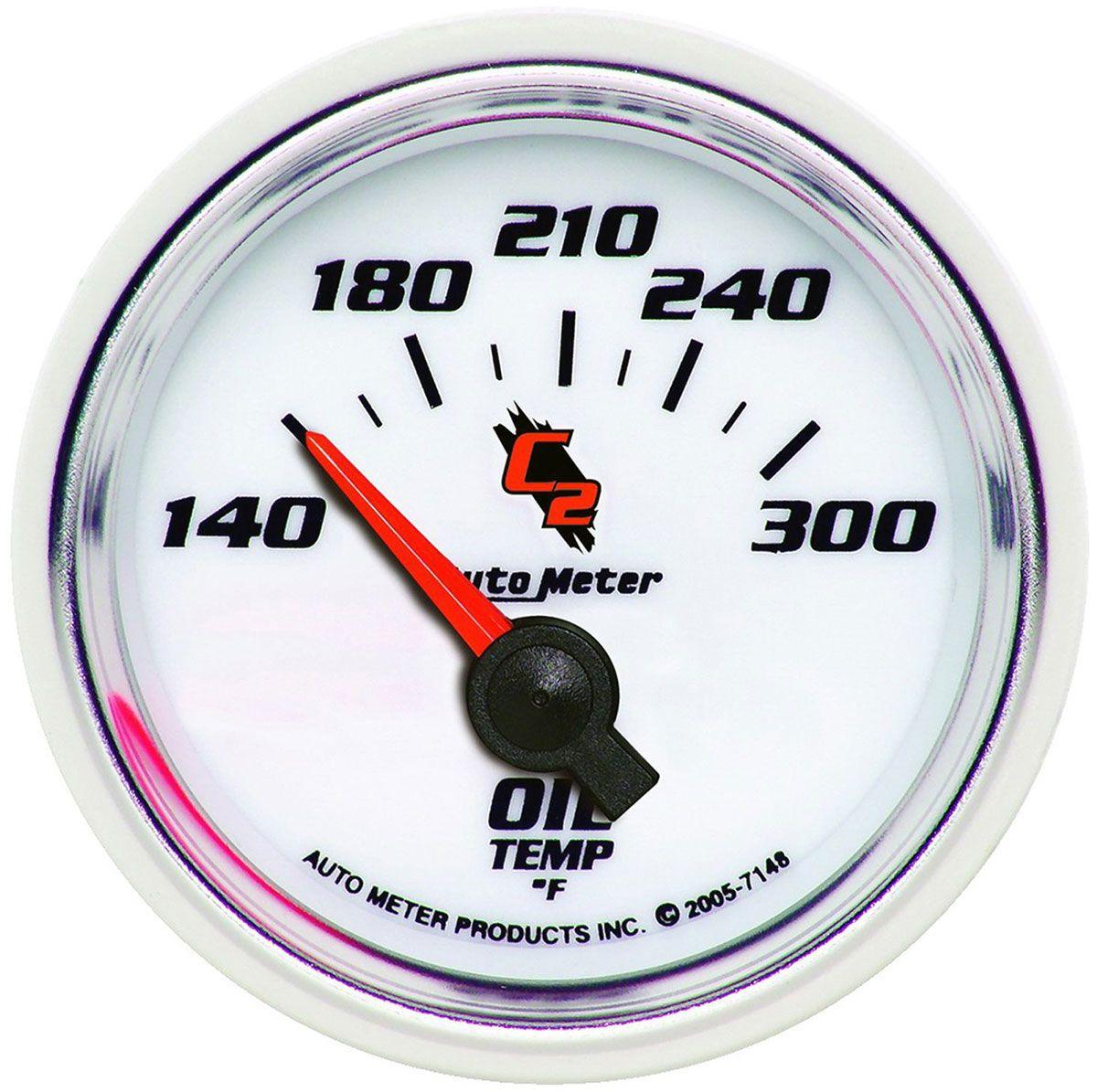 AutoMeter C2 Series Oil Temperature Gauge (AU7148) AU7148