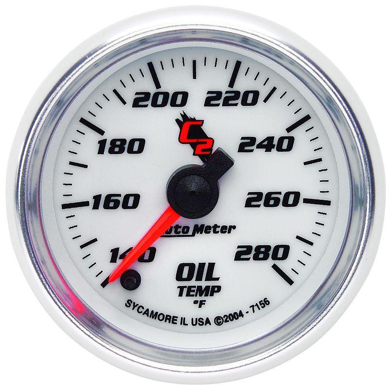 Autometer C2 Series Oil Temperature Gauge (AU7156) AU7156
