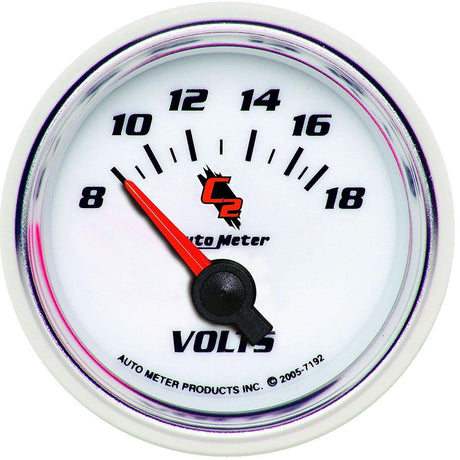 Autometer C2 Series Voltmeter Gauge (AU7192) AU7192