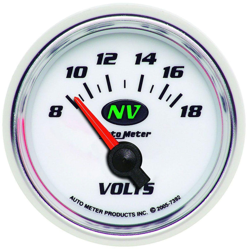 Autometer NV Series Voltmeter Gauge (AU7392) AU7392