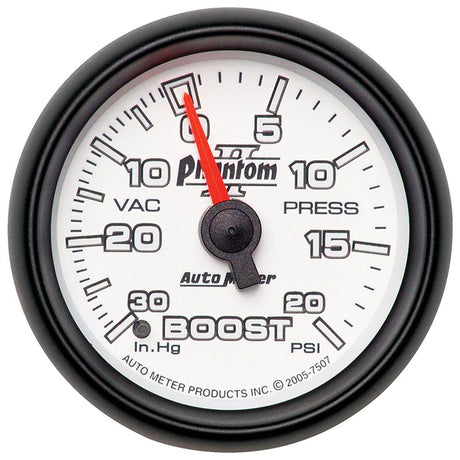 AutoMeter Phantom II Series Boost/Vacuum Gauge (AU7507) AU7507