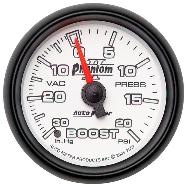 AutoMeter Phantom II Series Boost/Vacuum Gauge (AU7507) AU7507