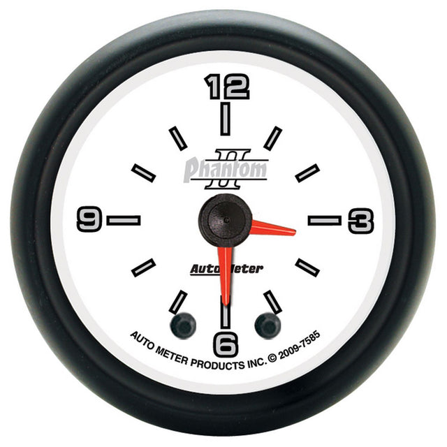 AutoMeter Phantom II Series Clock (AU7585)