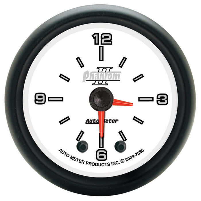Autometer Phantom II Series Clock (AU7585)
