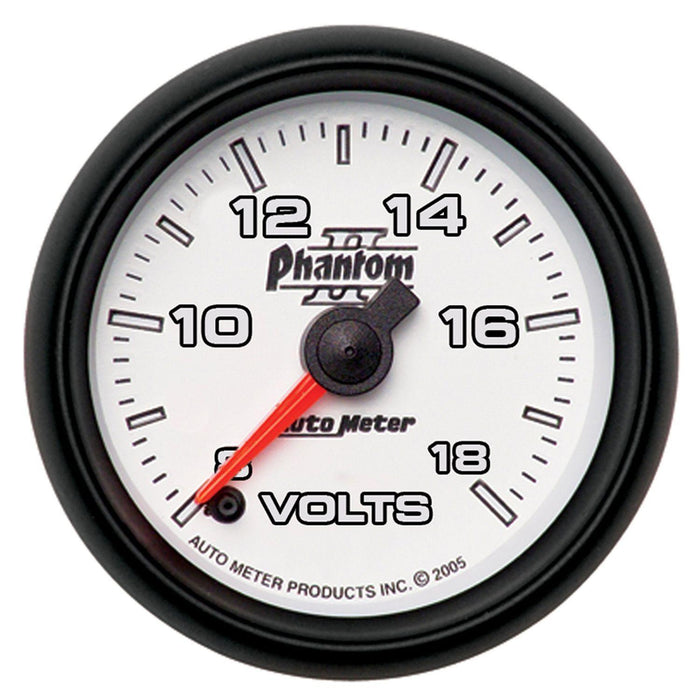 Autometer Phantom II Series Voltmeter Gauge (AU7591)