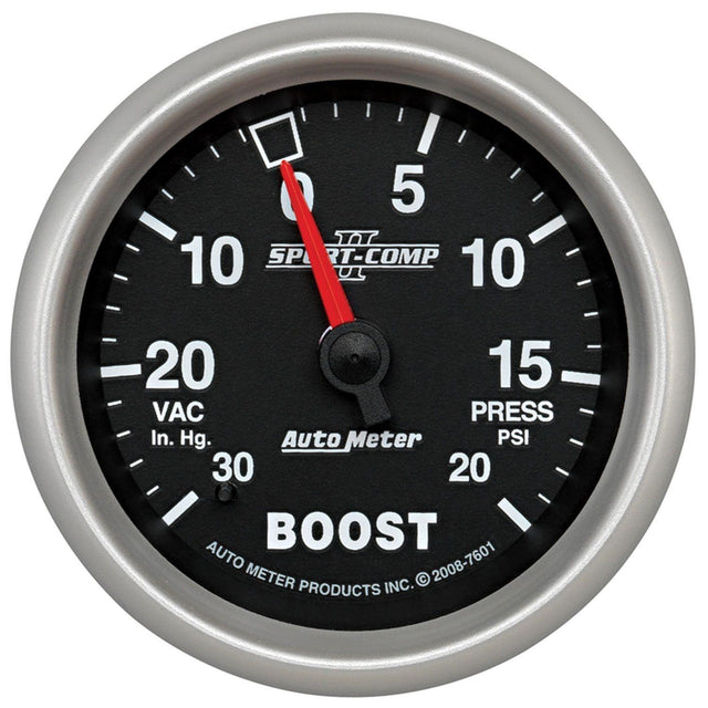 Autometer Sport-Comp II Boost/Vacuum Gauge (AU7601) AU7601
