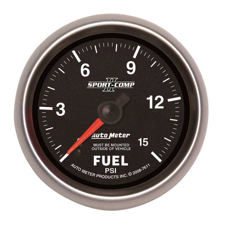 Autometer Sport-Comp II Fuel Pressure Gauge (AU7611) AU7611