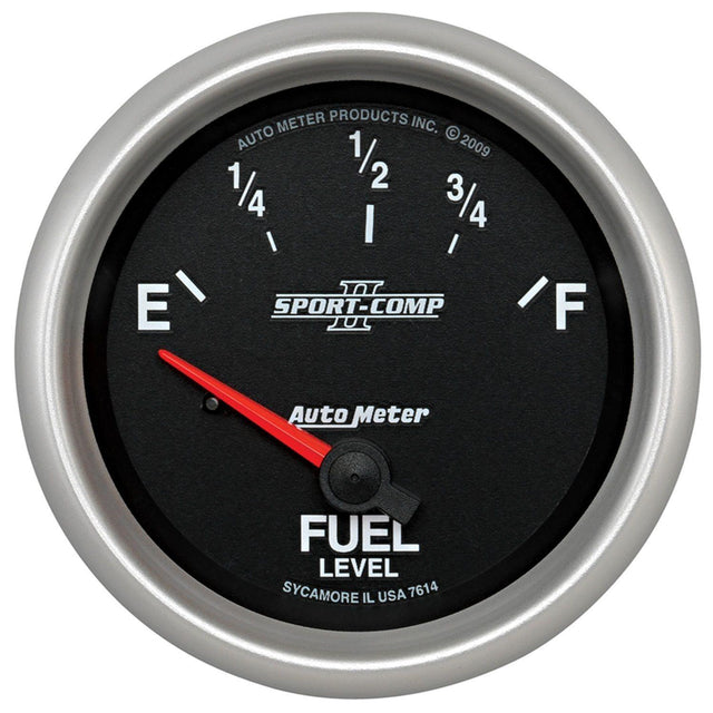 AutoMeter Sport-Comp II Fuel Level Gauge (AU7614) AU7614