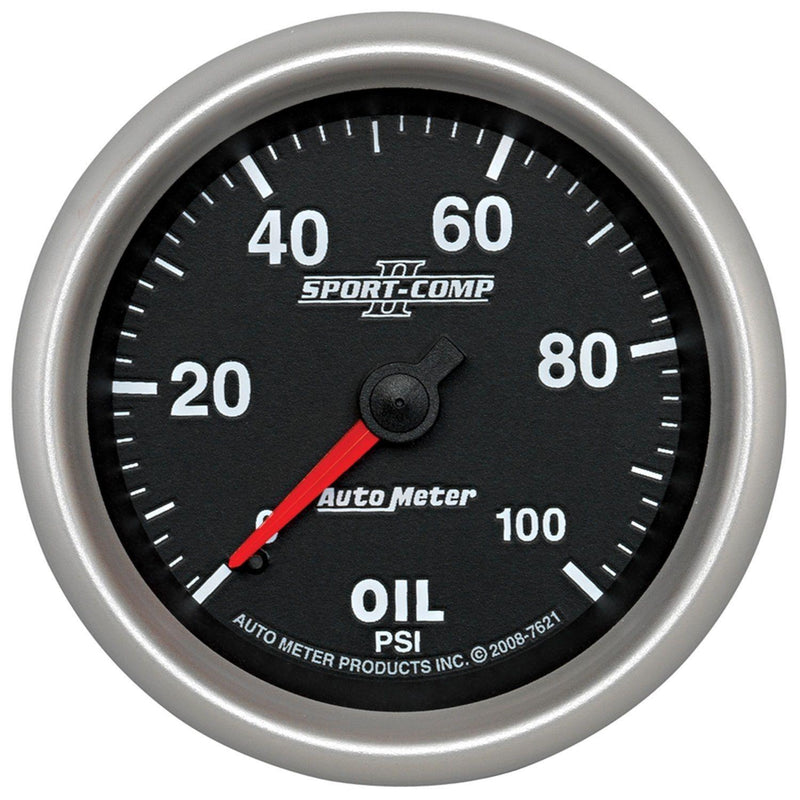Autometer Sport-Comp II Oil Pressure Gauge (AU7621) AU7621