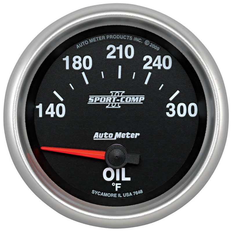 Autometer Sport-Comp II Oil Temperature Gauge (AU7648) AU7648