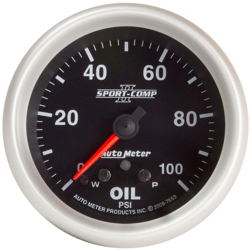 Autometer Sport-Comp II Oil Pressure Gauge (AU7653) AU7653