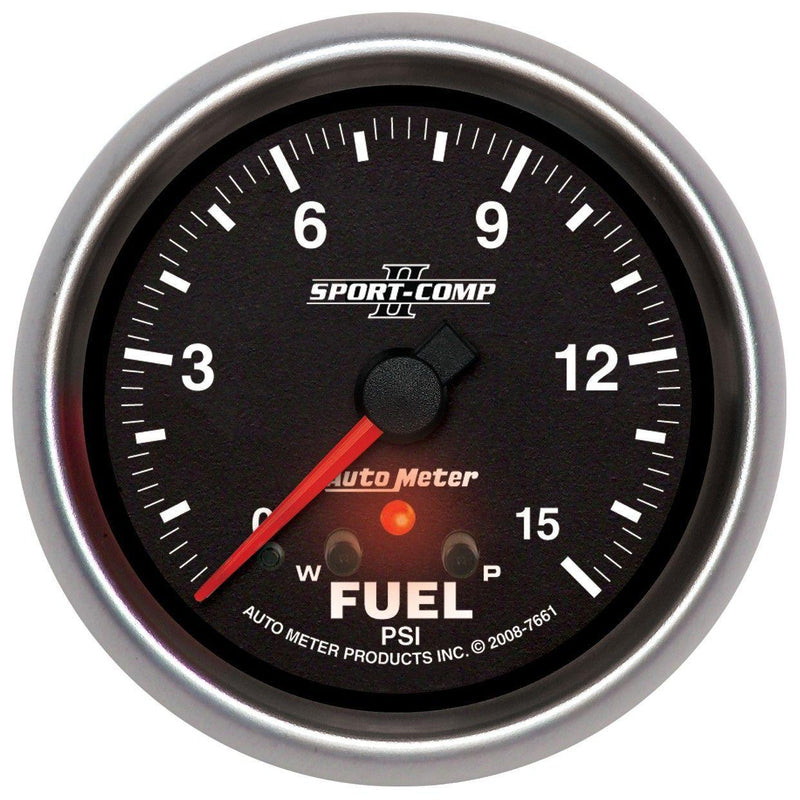 Autometer Sport-Comp II Fuel Pressure Gauge (AU7661) AU7661