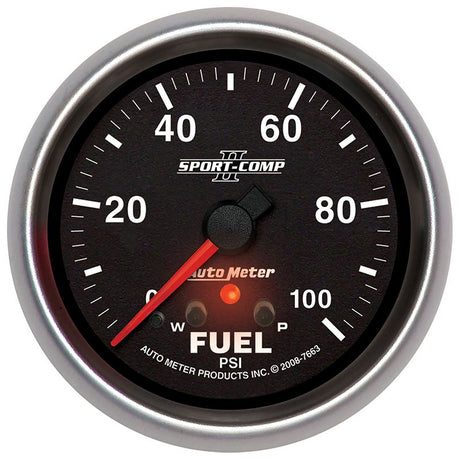 AutoMeter Sport-Comp II Fuel Pressure Gauge (AU7663)