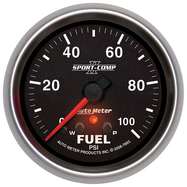 AutoMeter Sport-Comp II Fuel Pressure Gauge (AU7663)