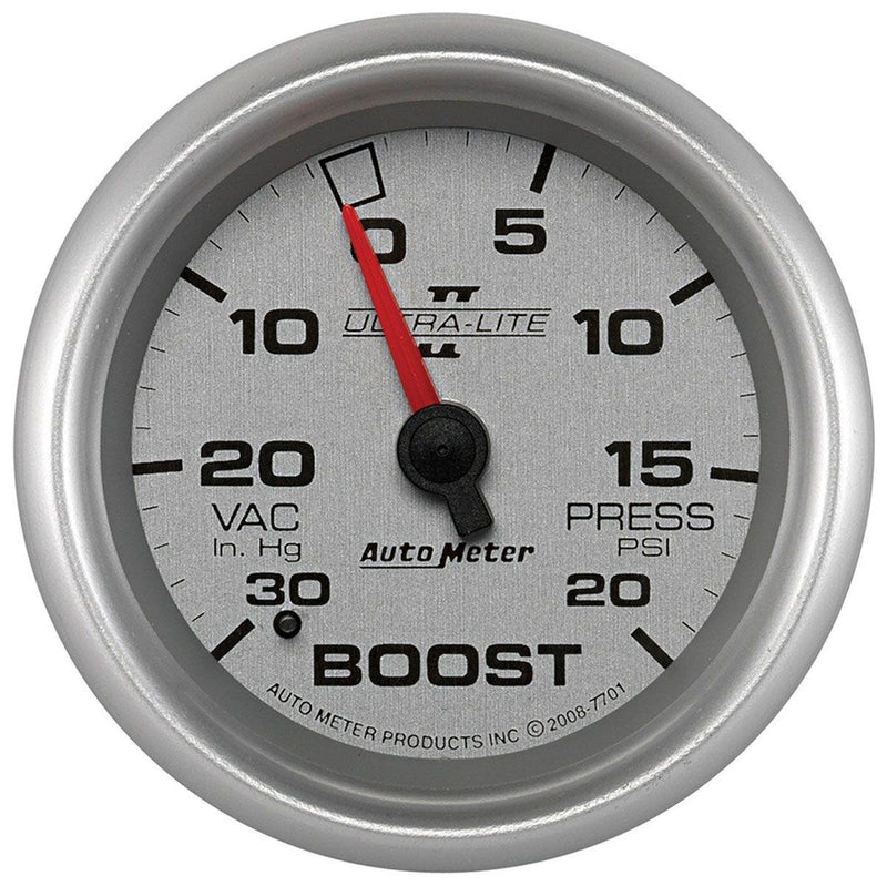 Autometer Ultra-Lite II Series Boost/Vacuum Gauge (AU7701) AU7701
