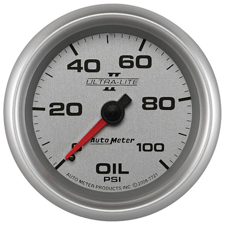 Autometer Ultra-Lite II Series Oil Pressure Gauge (AU7721) AU7721