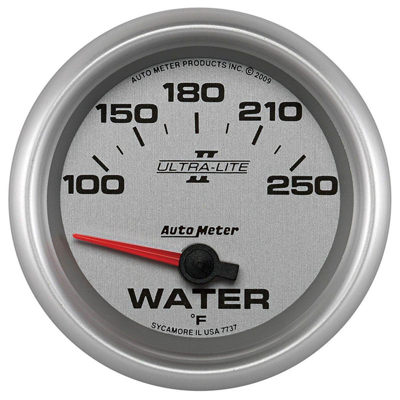 Autometer Ultra-Lite II Series Water Temperature Gauge (AU7737) AU7737
