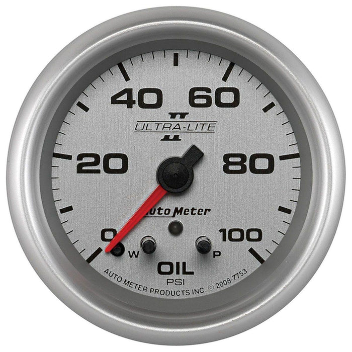 Autometer Ultra-Lite II Series Oil Pressure Gauge (AU7753)