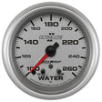 AutoMeter Ultra-Lite II Series Water Temperature Gauge (AU7755) AU7755