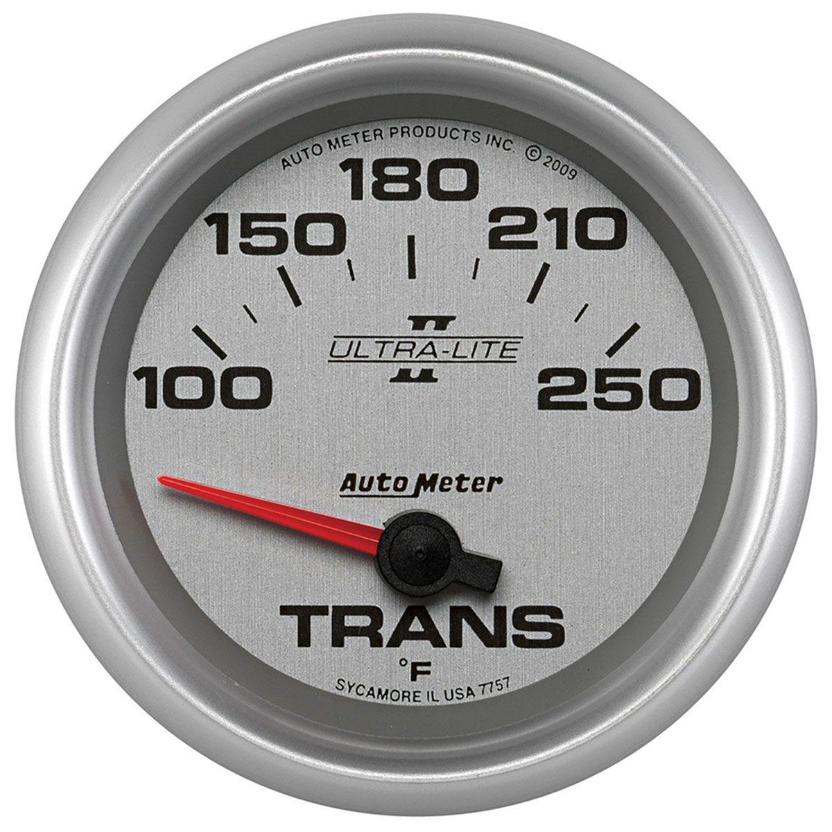AutoMeter Ultra-Lite II Series Transmission Temperature Gauge (AU7757) AU7757
