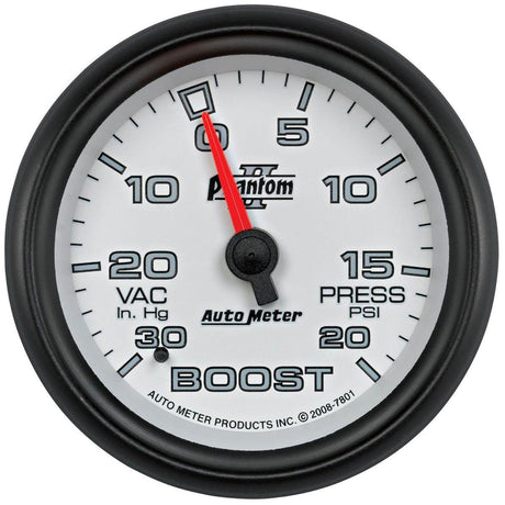 AutoMeter Phantom II Series Boost/Vacuum Gauge (AU7801) AU7801