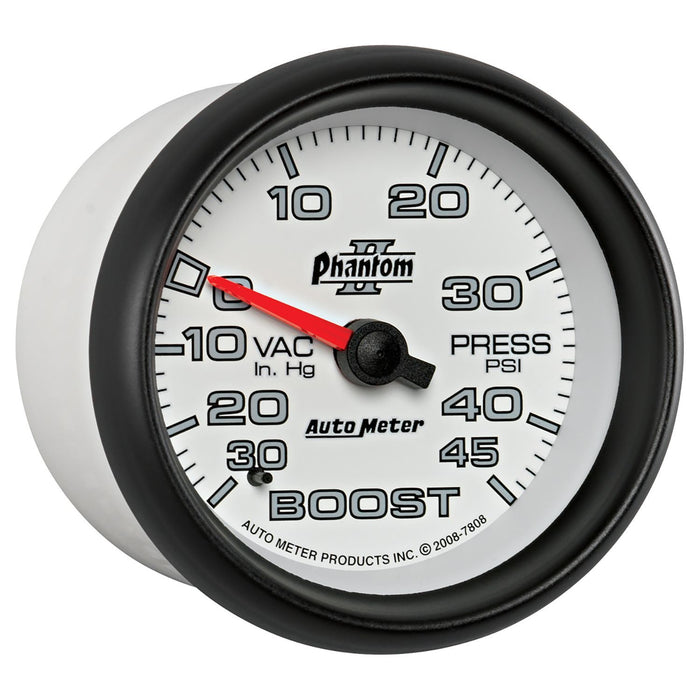 Autometer Phantom II Series Boost/Vacuum Gauge (AU7808)