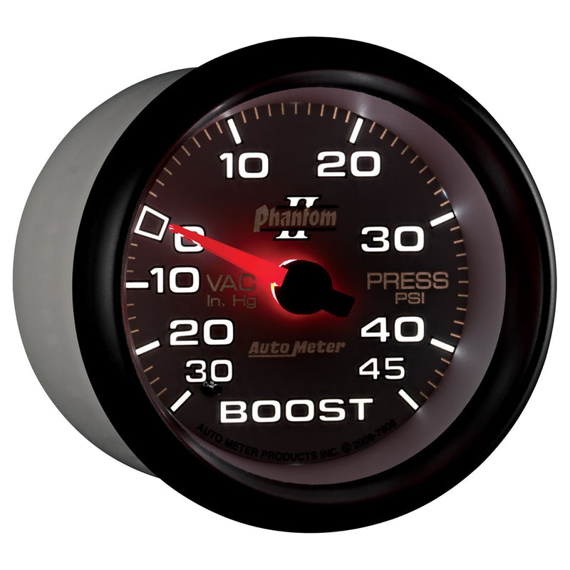 Autometer Phantom II Series Boost/Vacuum Gauge (AU7808)