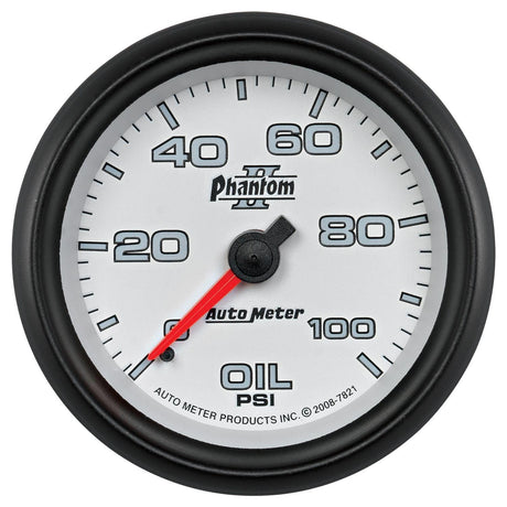 Autometer Phantom II Series Oil Pressure Gauge (AU7821) AU7821