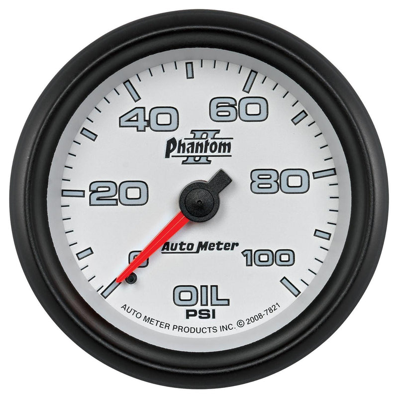 Autometer Phantom II Series Oil Pressure Gauge (AU7821) AU7821