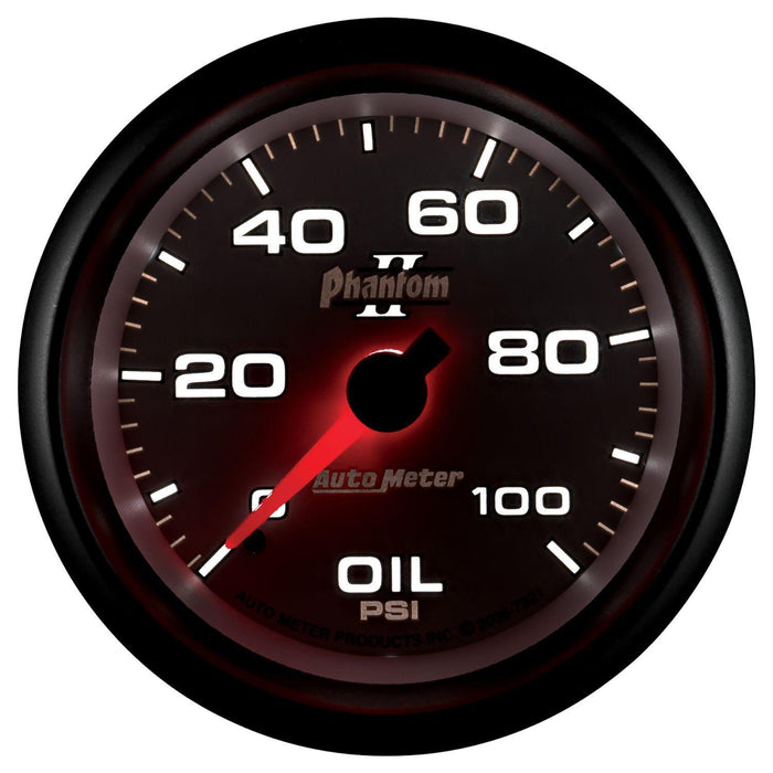 Autometer Phantom II Series Oil Pressure Gauge (AU7821)