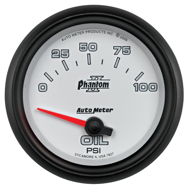 Autometer Phantom II Series Oil Pressure Gauge (AU7827) AU7827