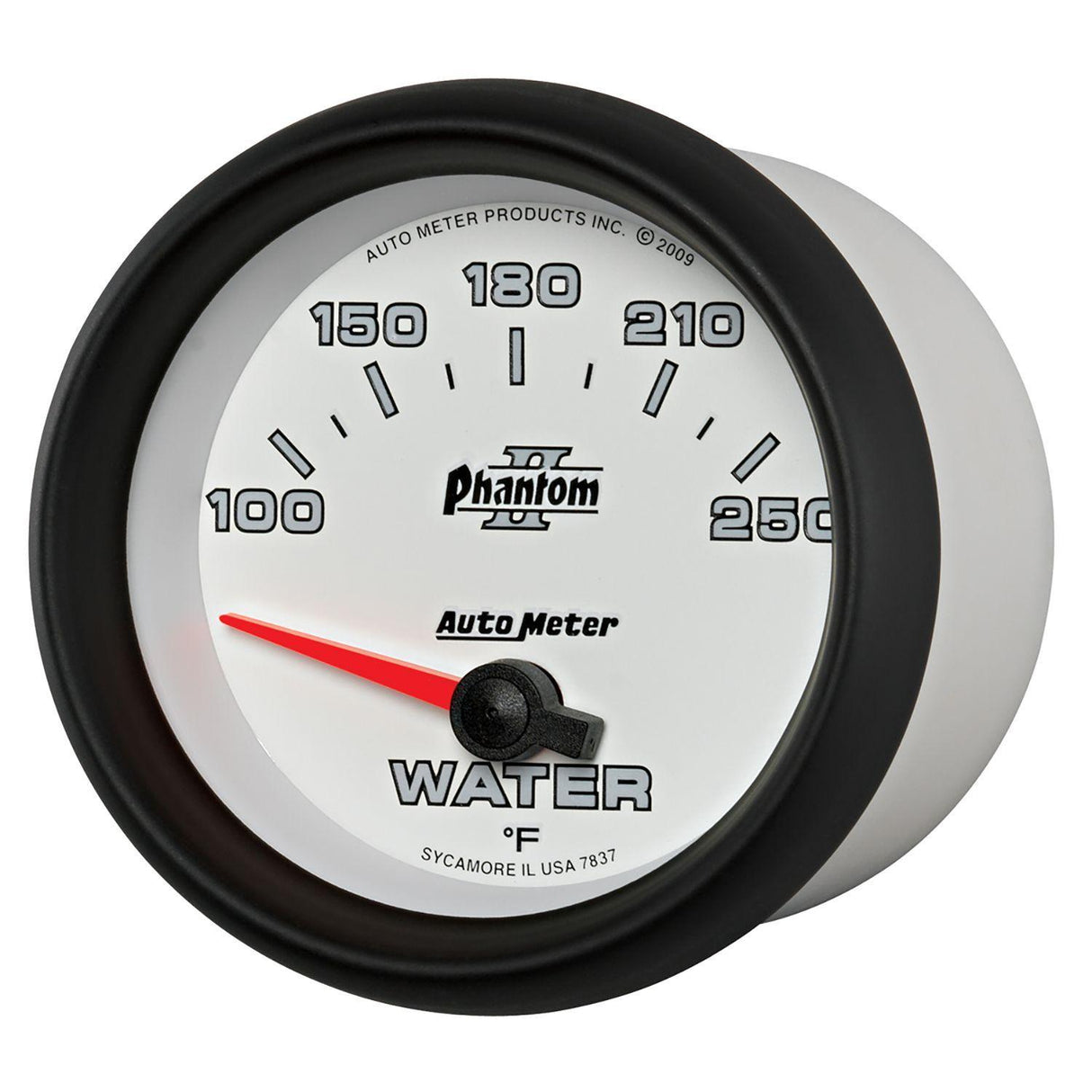 AutoMeter Phantom II Series Water Temperature Gauge (AU7837)