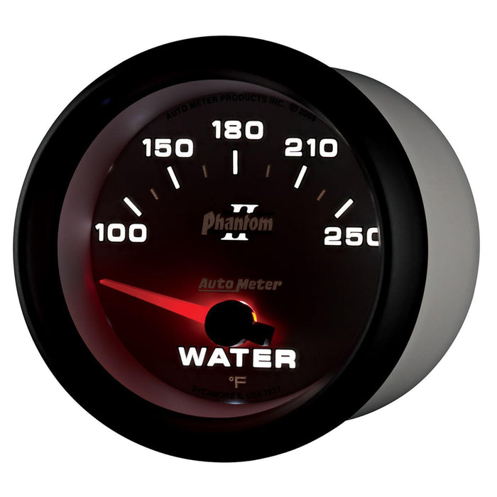 Autometer Phantom II Series Water Temperature Gauge (AU7837)