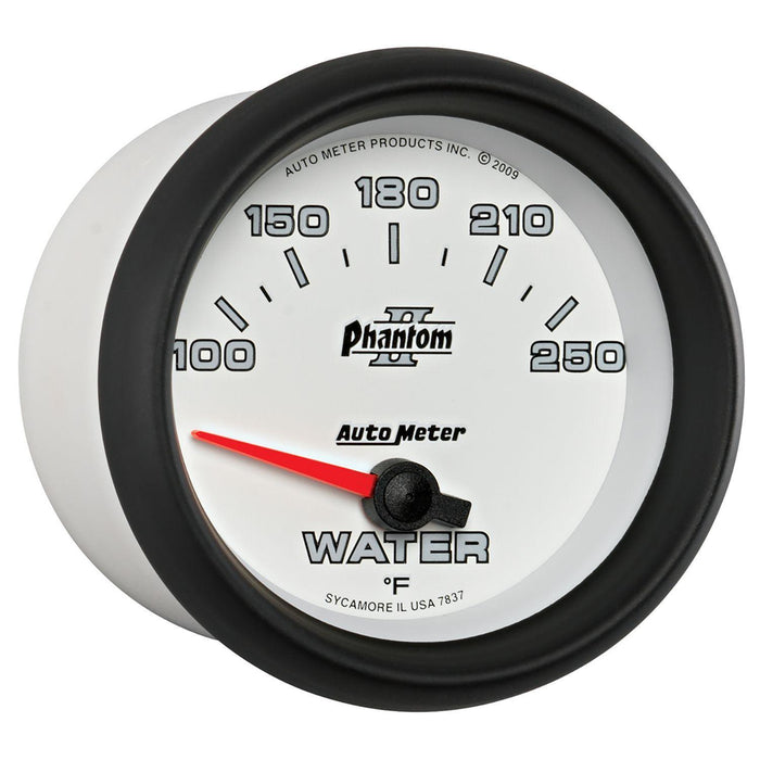 Autometer Phantom II Series Water Temperature Gauge (AU7837)