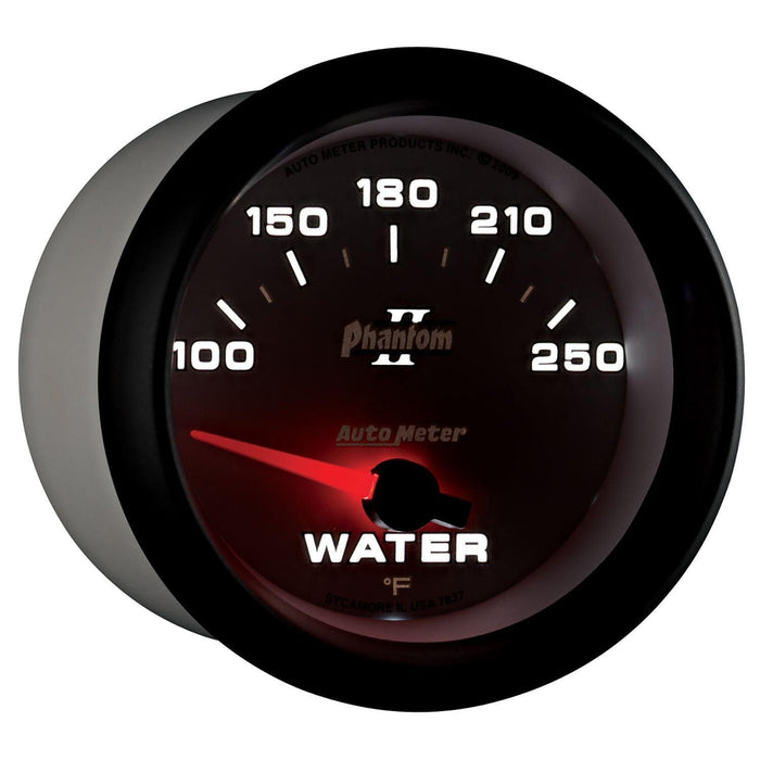 Autometer Phantom II Series Water Temperature Gauge (AU7837)