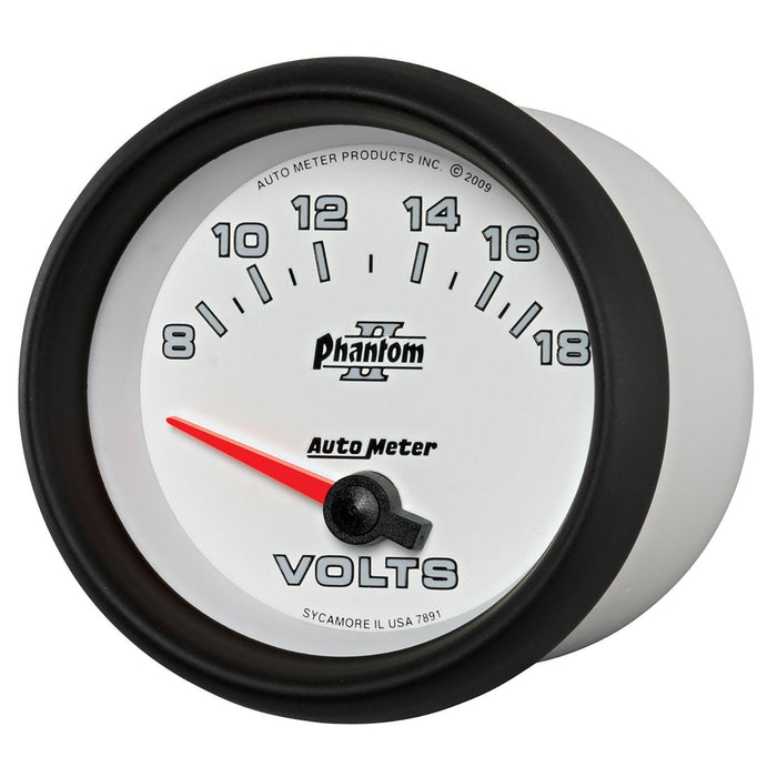 Autometer Phantom II Series Voltmeter Gauge (AU7891)