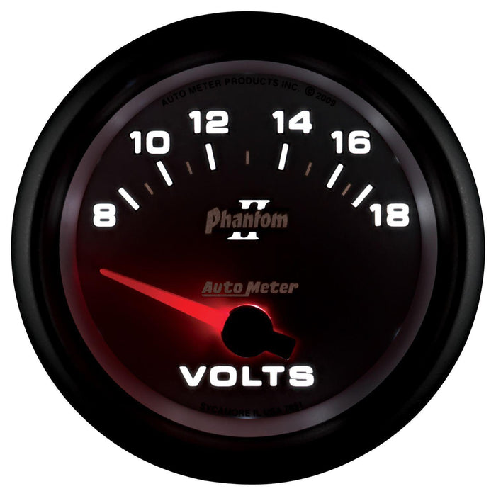 Autometer Phantom II Series Voltmeter Gauge (AU7891)