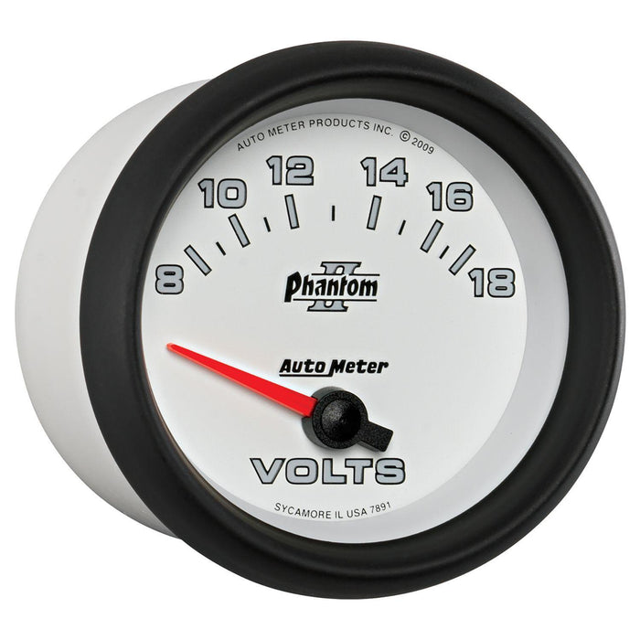 Autometer Phantom II Series Voltmeter Gauge (AU7891)