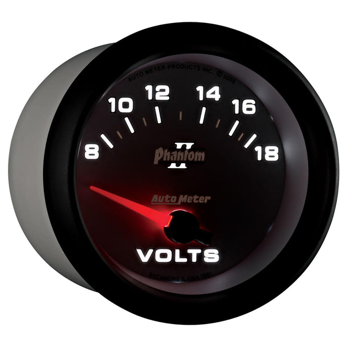 Autometer Phantom II Series Voltmeter Gauge (AU7891)