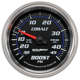 AutoMeter Cobalt Series Boost/Vacuum Gauge (AU7908) AU7908