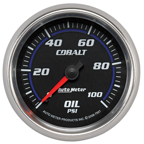 Autometer Cobalt Series Oil Pressure Gauge (AU7921) AU7921