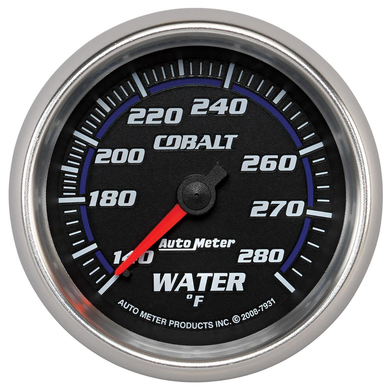 Autometer Cobalt Series Water Temperature Gauge (AU7931) AU7931